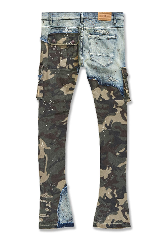 ROSS STACKED - PLATOON CARGO DENIM (WOODLAND) Jeans