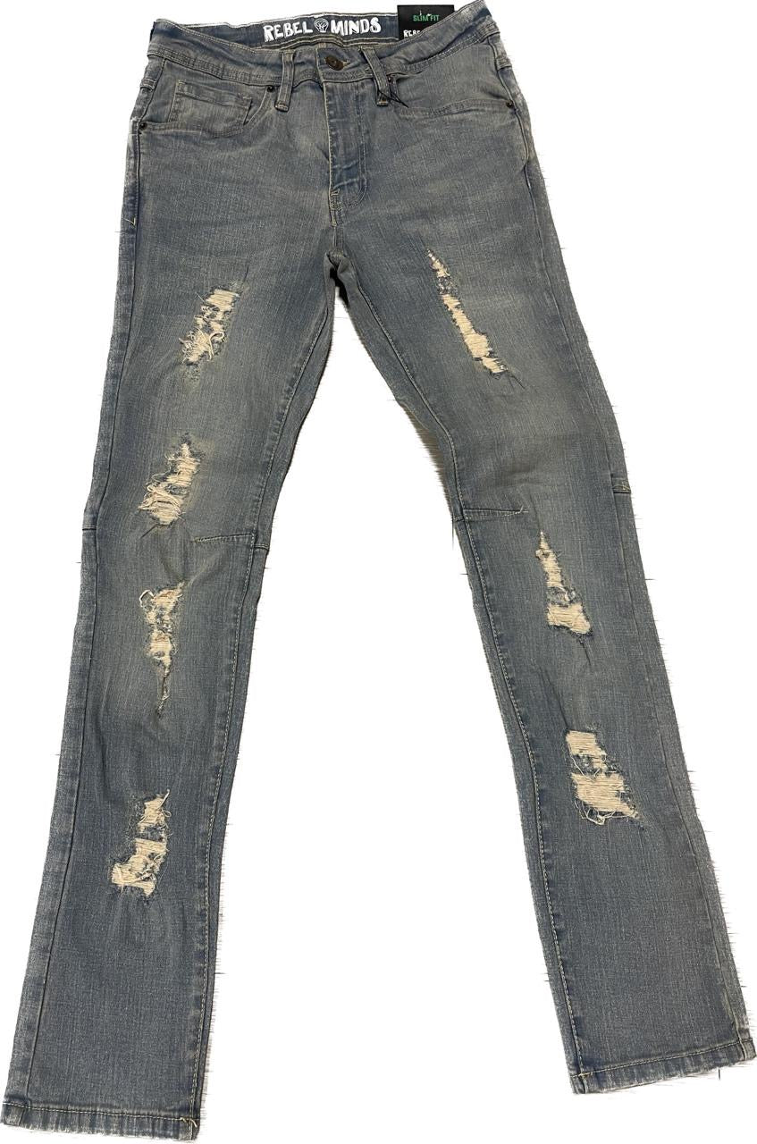 Rebel Minds Slim Fit Vintage Men’s Jeans