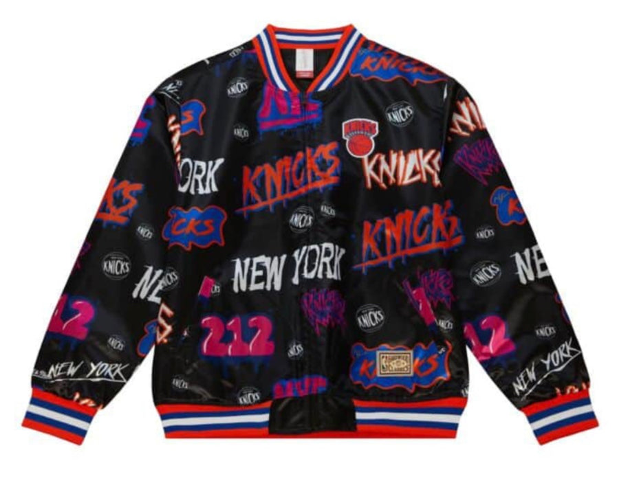 NBA SLAP STICKER REVERSIBLE
JACKET KNICKS