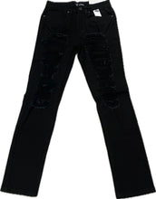 Load image into Gallery viewer, Octagon Stretch / Skinny Fit Jet Black Men’s Jeans