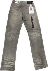 Octagon Stretch / Skinny Fit Grey Denim Men’s Jeans