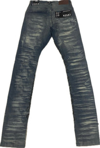 Men’s Rebel Minds Stacked Fit Blue Jeans