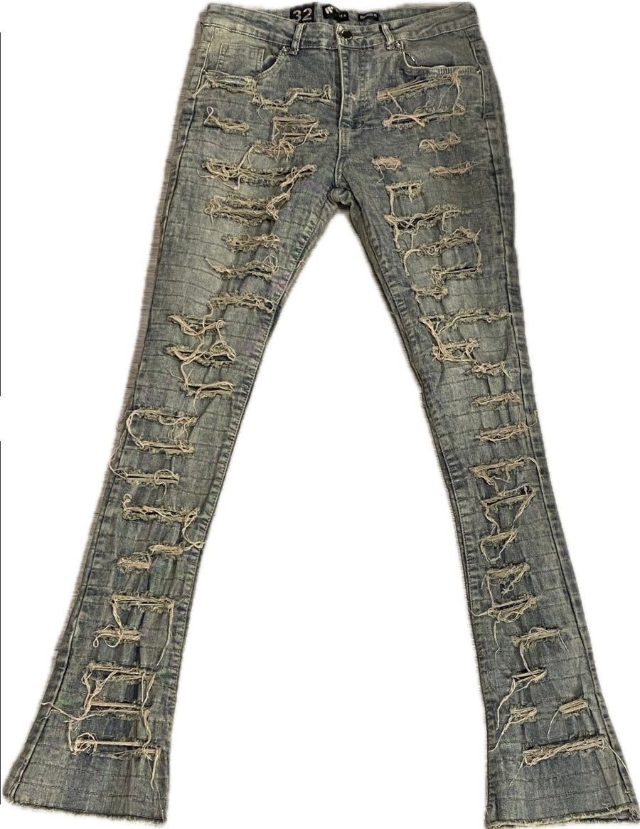 MEN’S WAIMEA STACKED FIT ANTIQUE WASH JEANS