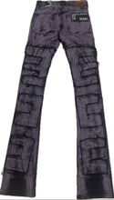 Load image into Gallery viewer, Rebel Minds Men’s Stacked Fit Purple Jeans