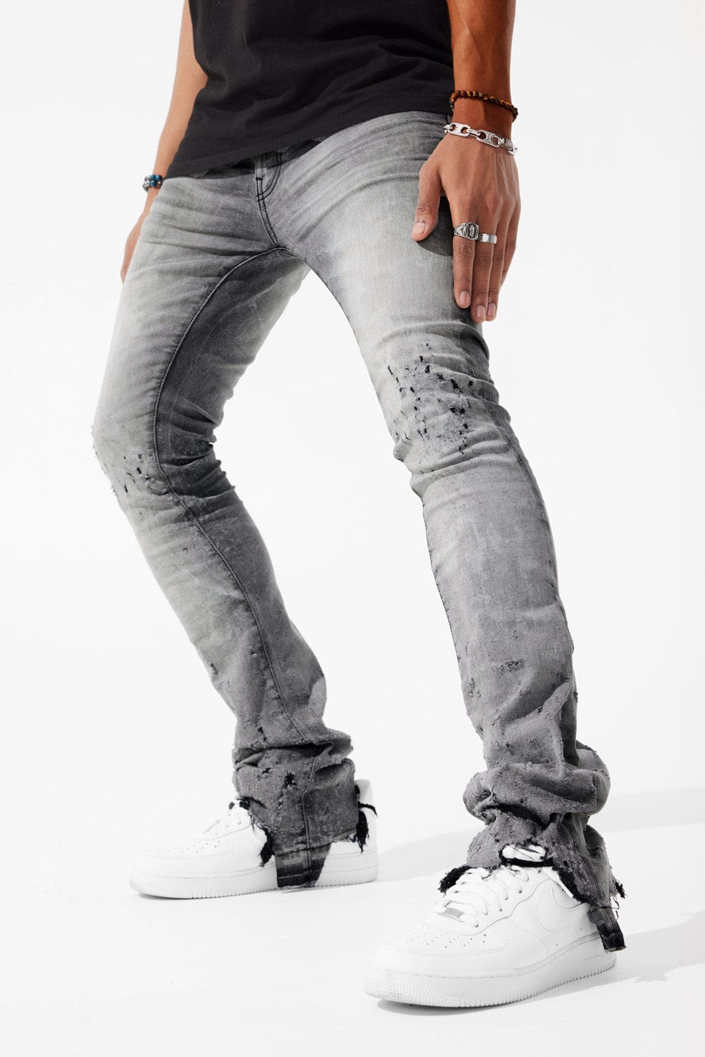 MARTIN STACKED - EROSION DENIM (CONCRETE) Jeans