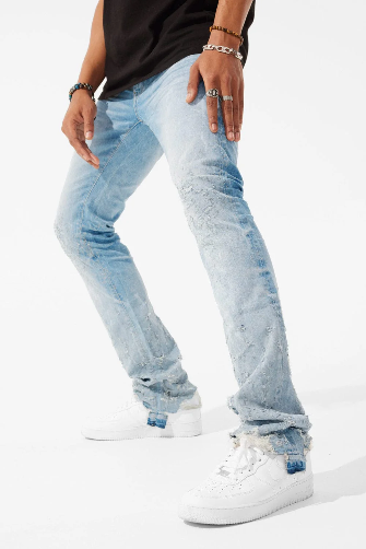 MARTIN STACKED - EROSION DENIM (STORM) Jeans