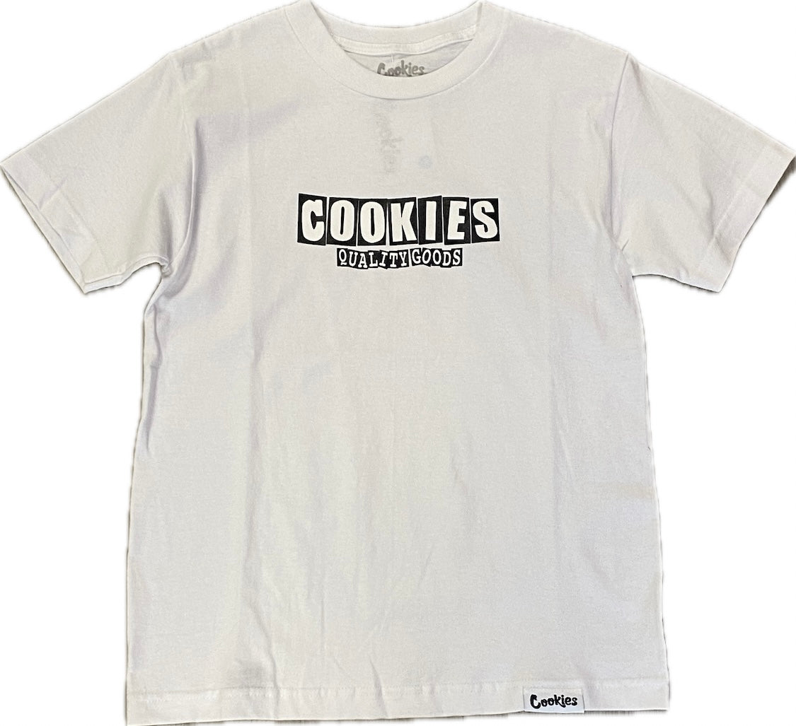 Cookies QG SS Tee White