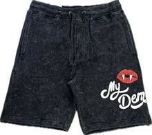 Load image into Gallery viewer, Rebel Minds Men’s Demon Black Shorts