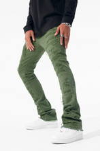 Load image into Gallery viewer, MARTIN STACKED - WYNWOOD DENIM ARMY GREEN Jeans