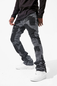 MARTIN STACKED - FULL MOON BORO DENIM (BLACK SHADOW) Jeans