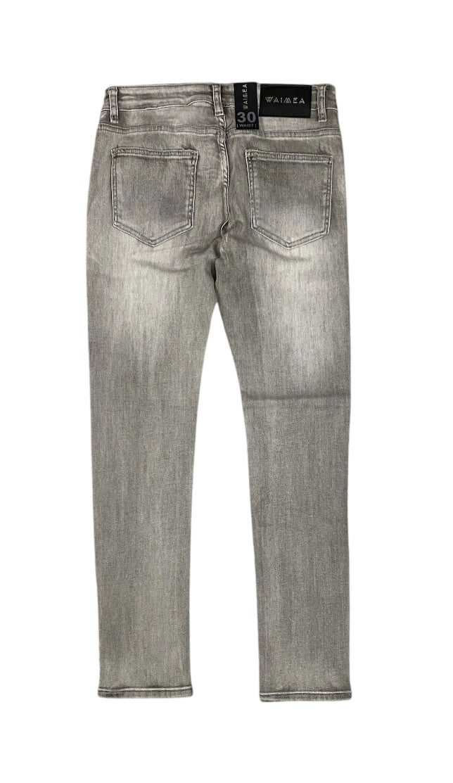 Waimea Skinny Fit Grey Wash Jeans