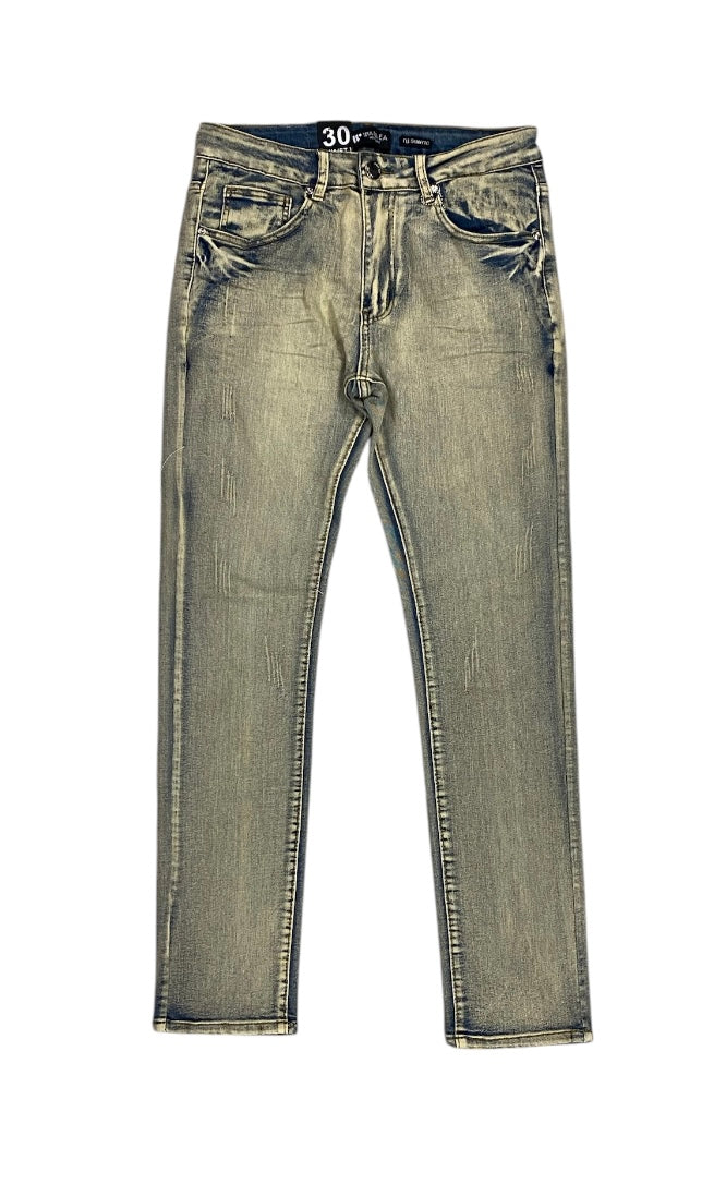 Waimea Skinny Fit Antique Bleach Wash Jeans