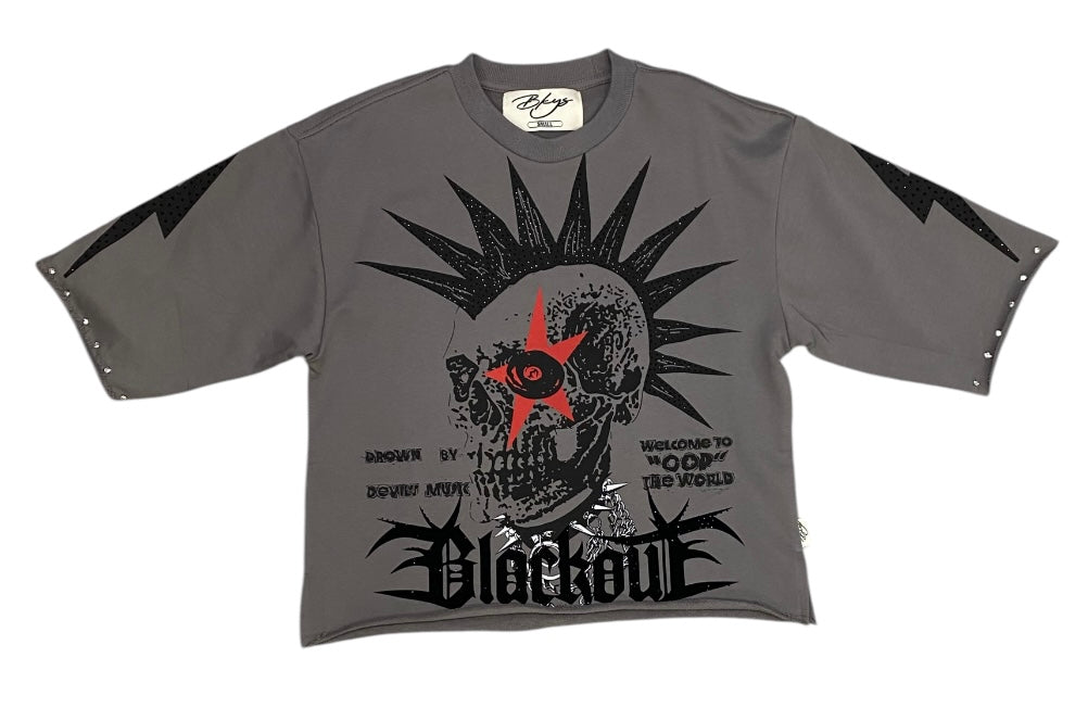 Blackout Cropped T-Shirt