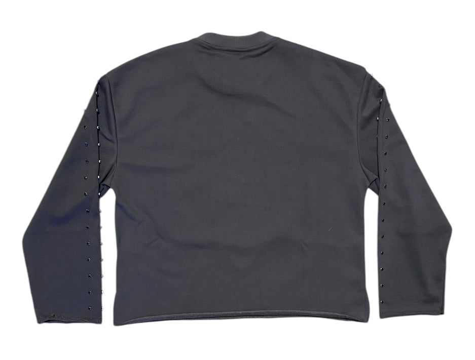 Fly East Long Sleeve Cropped Shirt