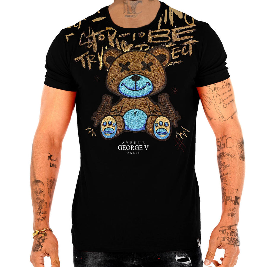 George V 'Uzi Bear' Tee (Black)