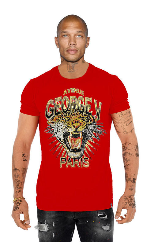 George V 'Tiger' Tee (Red)