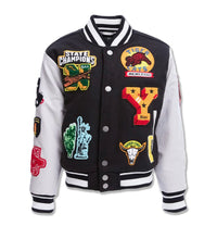 KIDS EMPIRE CITY VARSITY JACKET (BLACK)