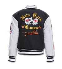 KIDS EMPIRE CITY VARSITY JACKET (BLACK)