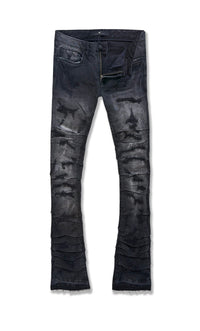 MARTIN STACKED - RIPPLE EFFECT DENIM