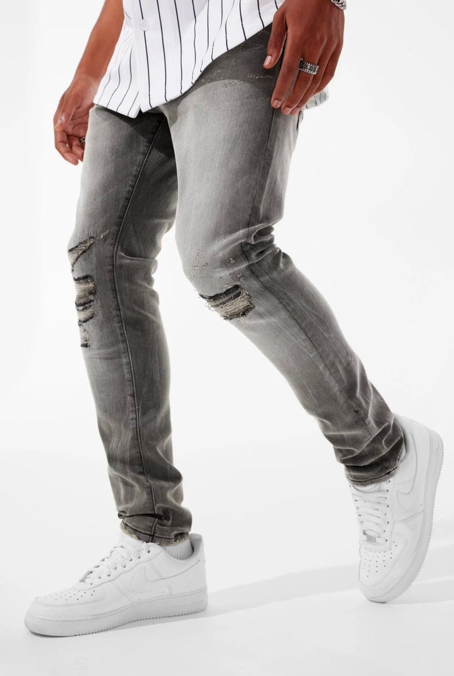 Sean - Attitude Denim (Monochrome) smoke grey