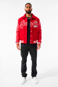 Paradise Tour Varsity Jacket (Red)