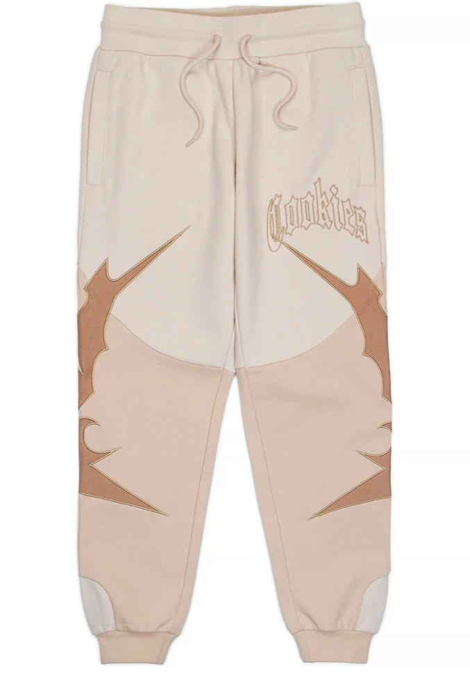 Mont Blanc Fleece Sweatpant With Contrast Panel And Applique Artwork