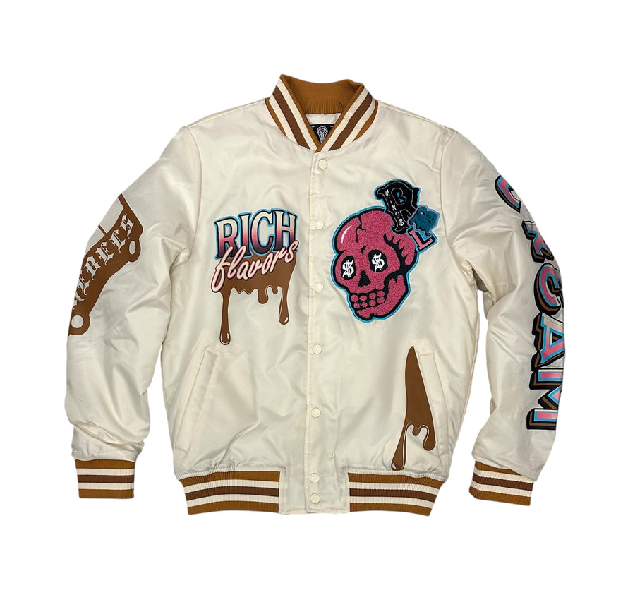 Ice cream Skull cream jacket