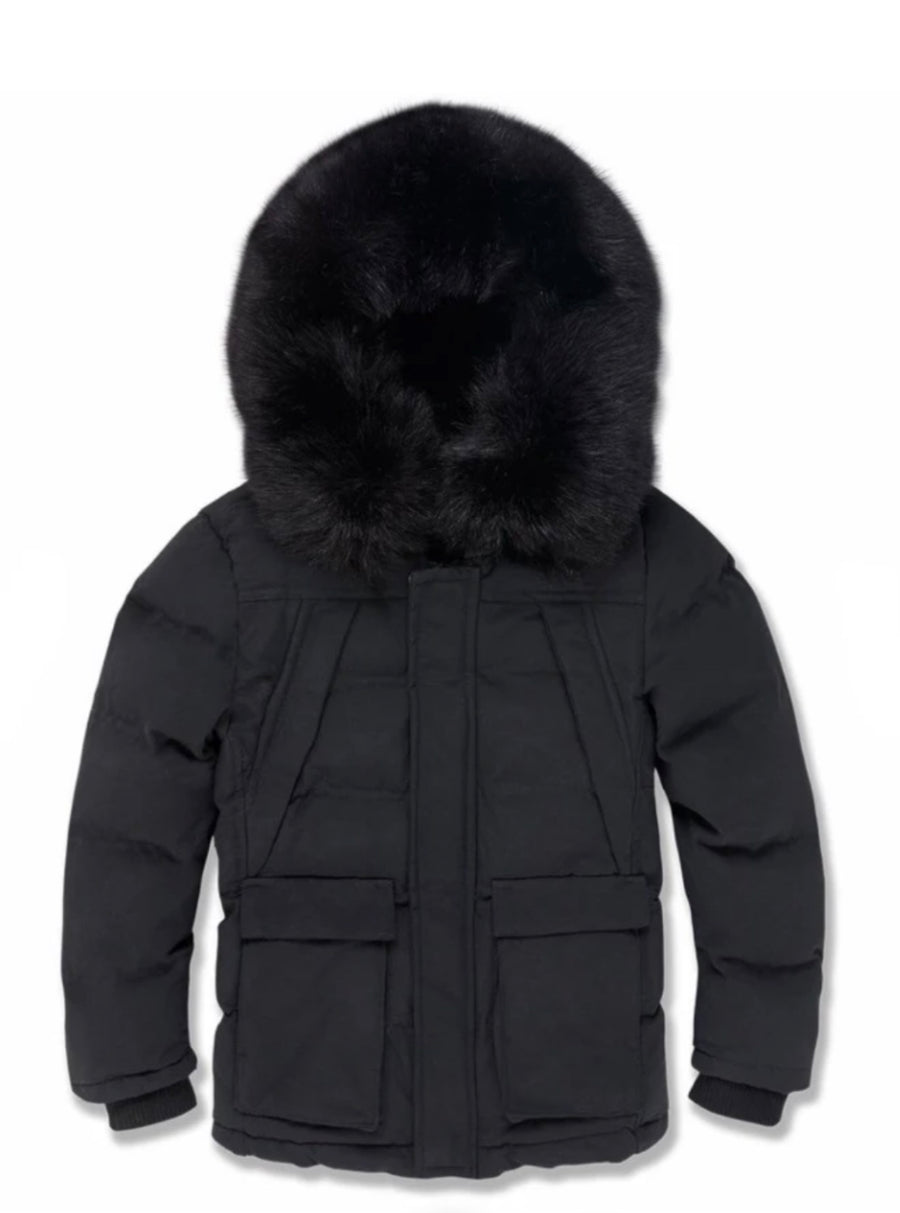 KIDS & BOYS JORDAN CRAIG BISMARCK FUR LINED PARKA JACKET